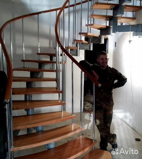 Лестница металл изготовление