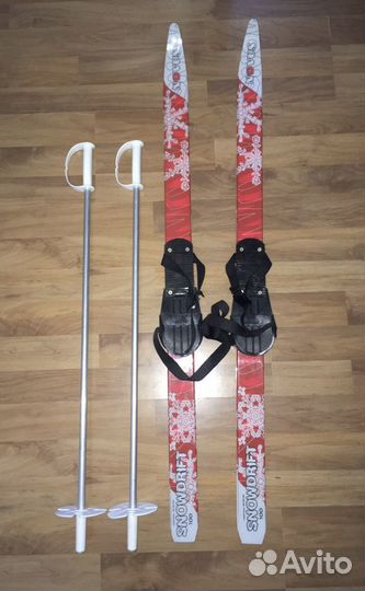 Лыжи детские 2-4 лет, беговые 100 см