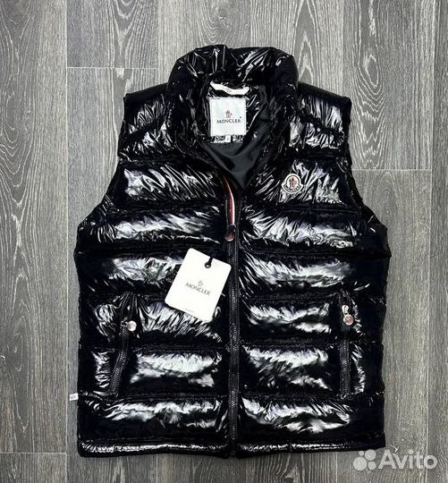 Жилетка moncler мужская глянцевая