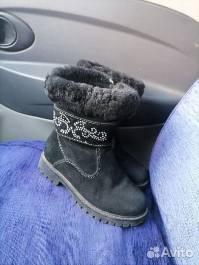 Сапоги зимние на девочку