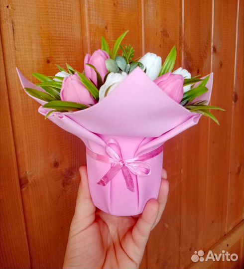 Букеты из мыла ручной работы