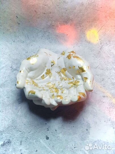 Изделия из гипса / Кашпо руки Давида