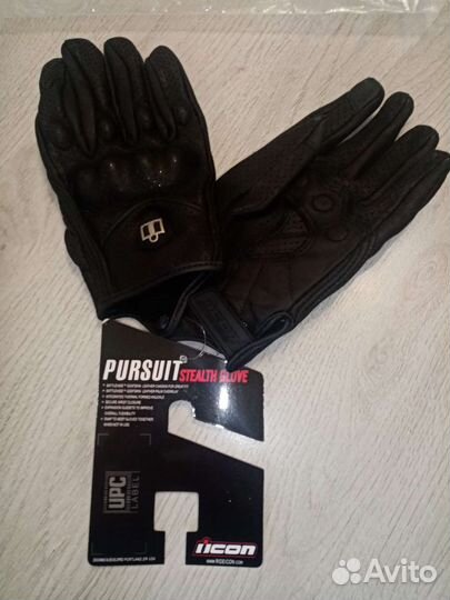 Мотоперчатки кожаные