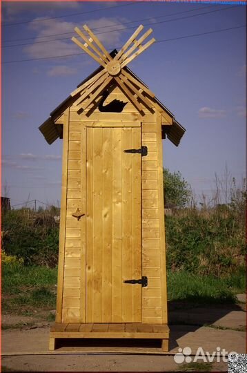 Дачный туалет с установкой