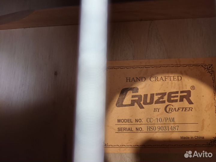 Crafter Cruiser CC-10/PAM классическая гитара