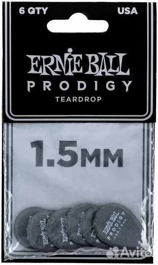 Ernie ball 9330 Prodigy Black - Набор медиаторов