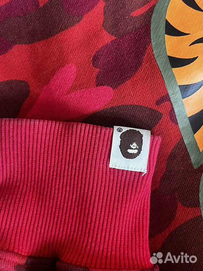 Зипка bape camo shark RED