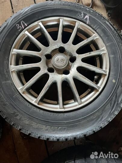 Диски R15 5x112 с зимней резиной Bridgestone