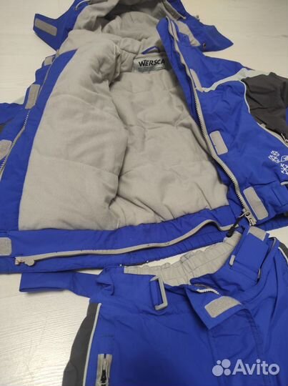 Синий Женский горнолыжный Комбинезон Wersca