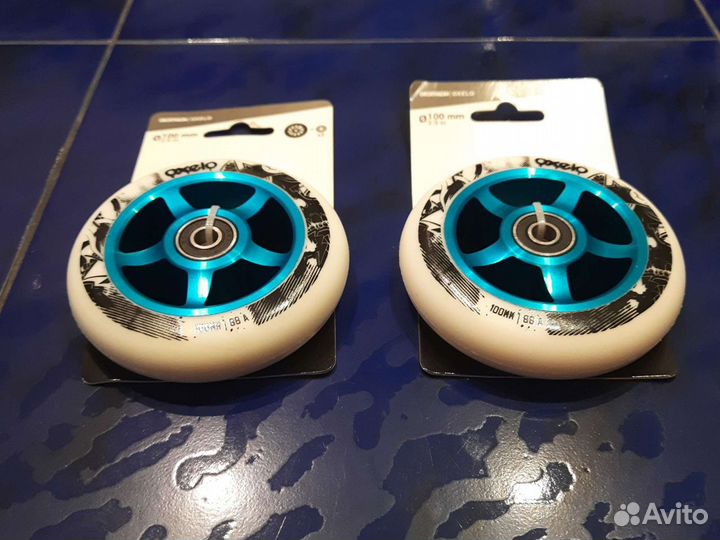 Фирменные колеса для трюкового самоката, новые