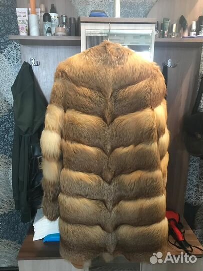 Шуба натуральная лиса