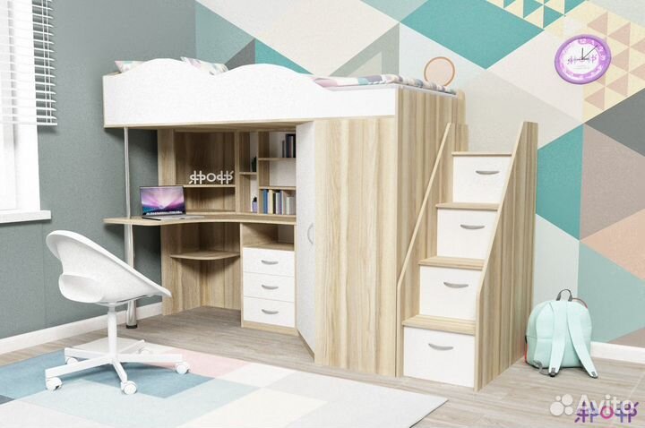 Кровать-чердак Пионер. Новая. Любые цвета