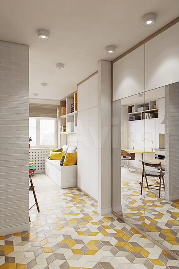 3-к. апартаменты, 50,6 м², 7/9 эт.