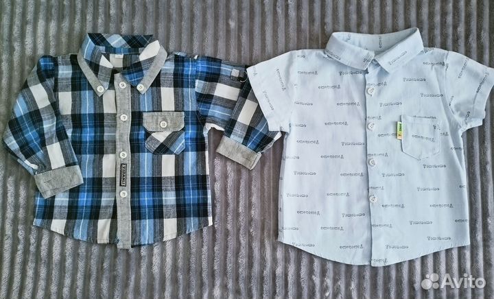 Детские вещи пакетом на мальчика 68-86 (6-18 мес)