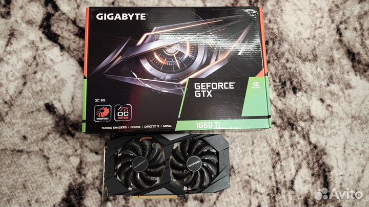 Gigabyte GeForce GTX 1660 Ti OC гарантия днс