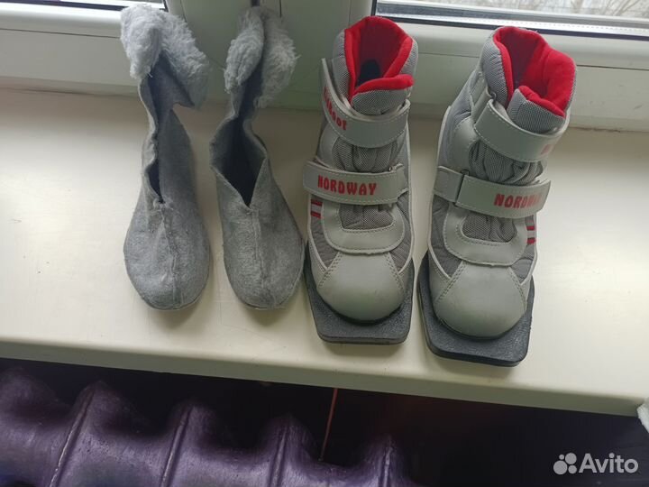 Лыжные ботинки 32 размер