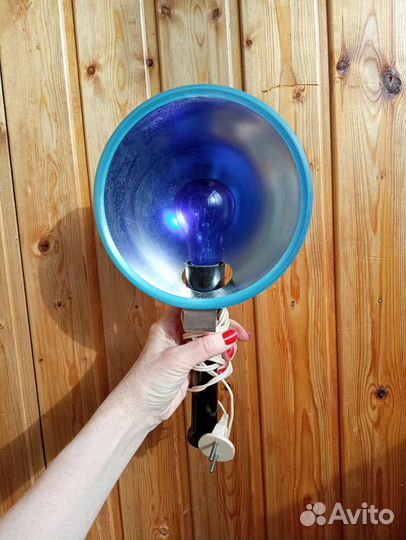 Рефлектор синяя лампа Модерн