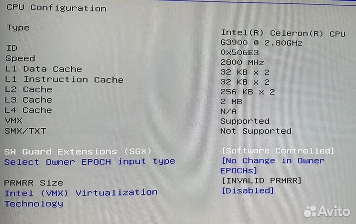Плата Esonic B250-BTC-gladiator + G3900