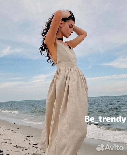 Платья лён