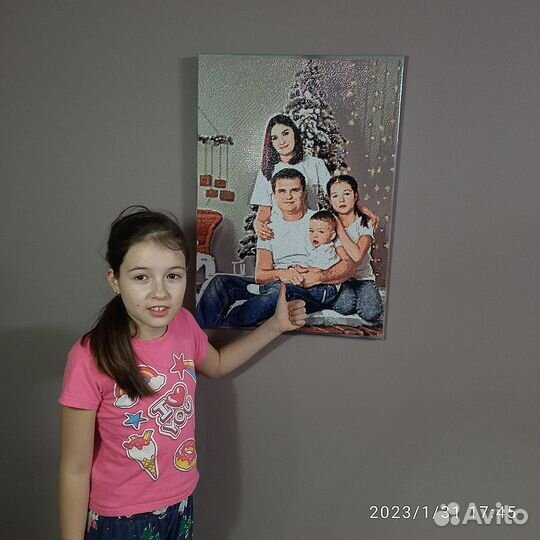 Алмазная мозаика по фото - производство