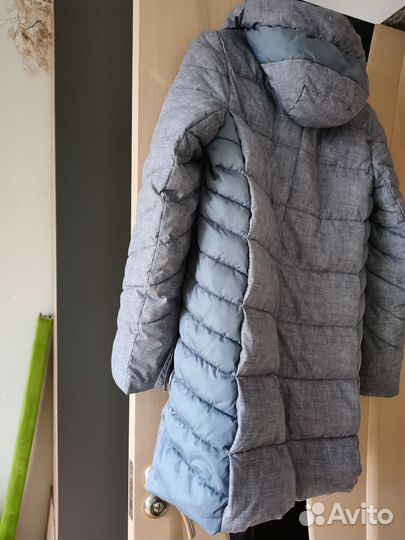 Пуховик зимний женский с капюшоном 46-48