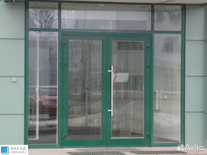 Алюминиевые двери