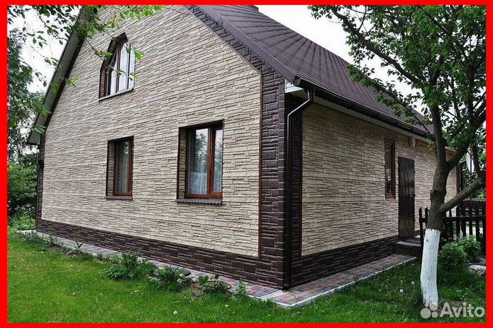 Виниловый сайдинг, гибкая черепица,фасадные панели