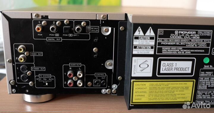 Проигрыватель Pioneer DVL-909 на запчасти