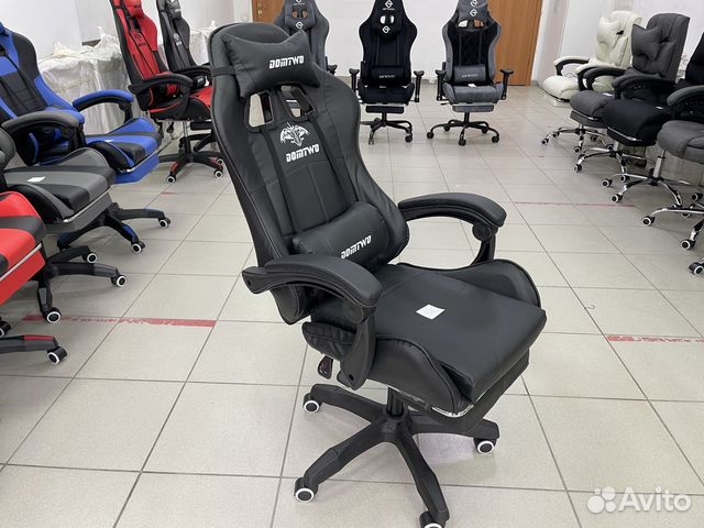 Игровое кресло компьютерное кресло 206F черное