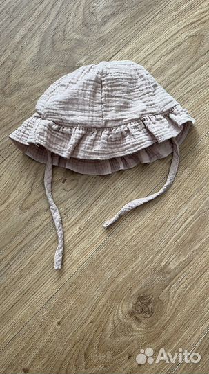 Новая панама на малыша муслин бежевая 6 -10 м