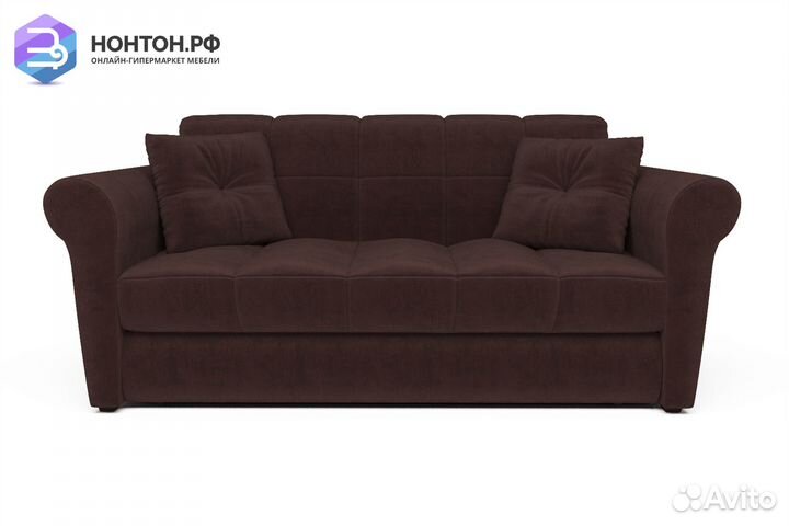 Диван аккордеон Гранд коричневый