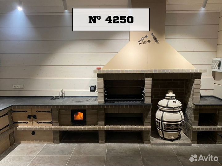 Печь барбекю / Мангальная зона