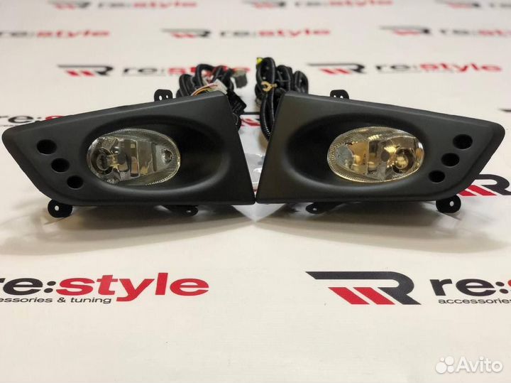 Уст комплект туманок Honda Fit 07-09г