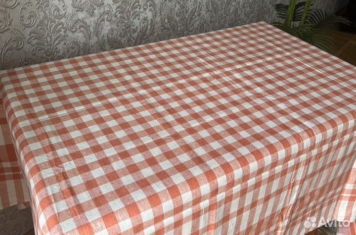 Zara home скатерти оригинал лен/хлопок новые