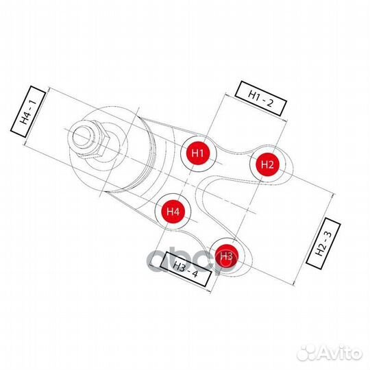 Опора шаровая hyundai/KIA CTR CB0184 hyundai/KI