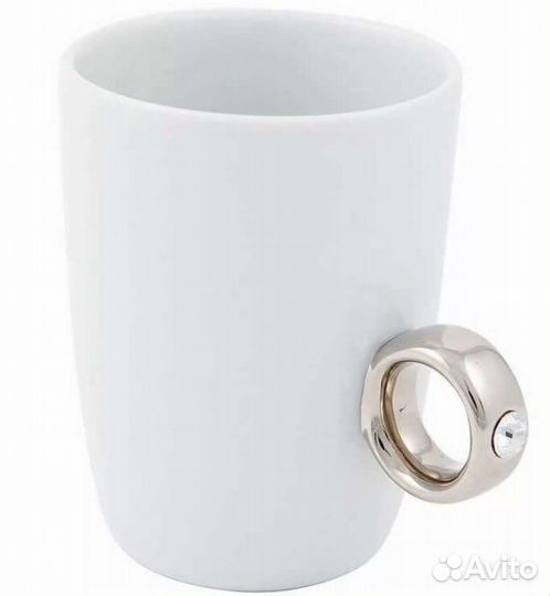 Кружка с ручкой кольцом