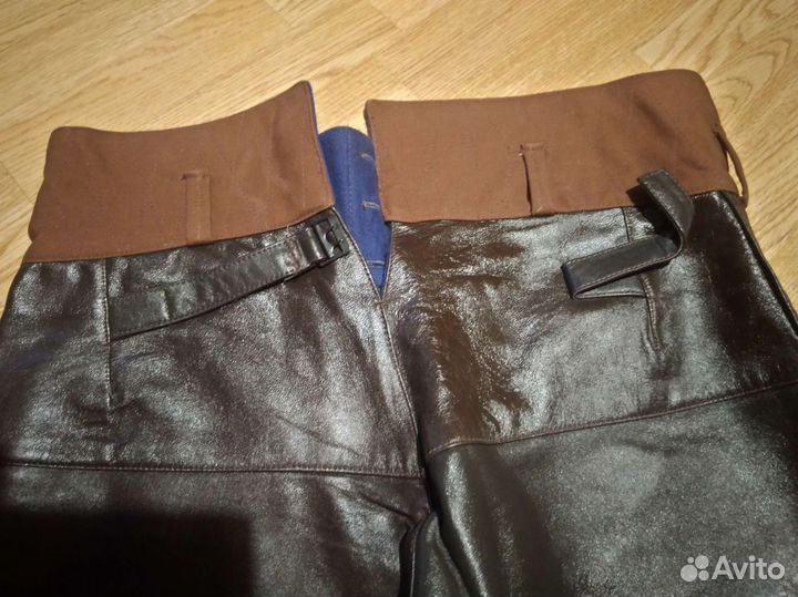 Штаны лётные кожаные СССР48-52/3,4;54/3,4,5;56/3