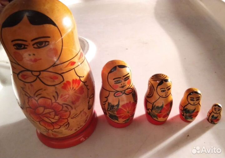 Матрешка СССР 5 штук
