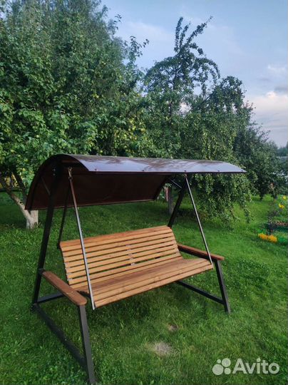 Садовые качели лофт