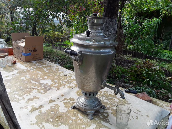 Самовар-рюмкой дровяной