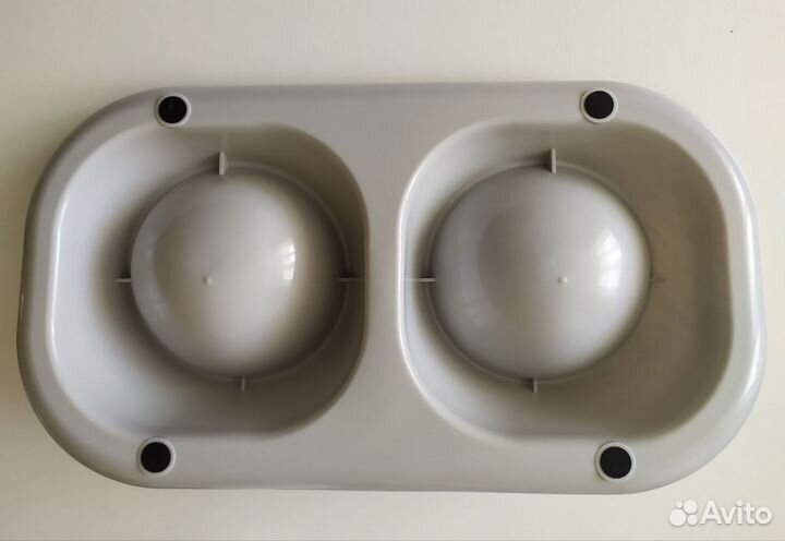 Миска двойная для кошек и собак мелких пород