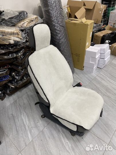 Меховые накидки на сидения автомобиля