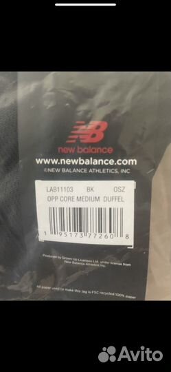 Спортивная сумка new balance оригинал