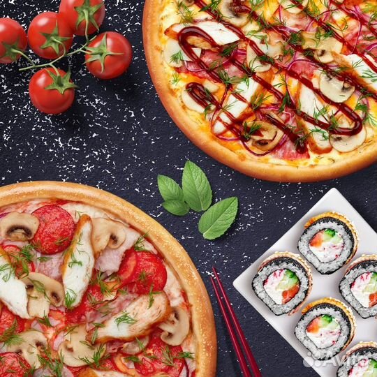 Продам готовый бизнес (роллы, пицца, wok)