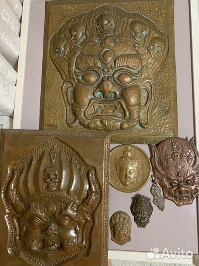 Монгольская чеканка винтаж