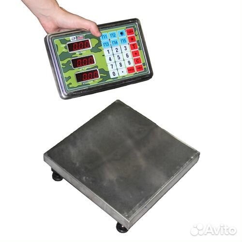 Весы напольные до 300 кг. беспроводные 450х600 мм