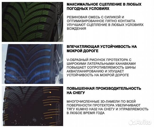 Kumho Solus 4S HA32 225/50 R17 98V