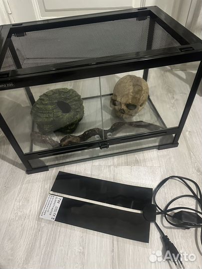 Террариум для рептилий 45х30х30