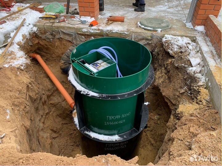 Септик автономный с монтажом