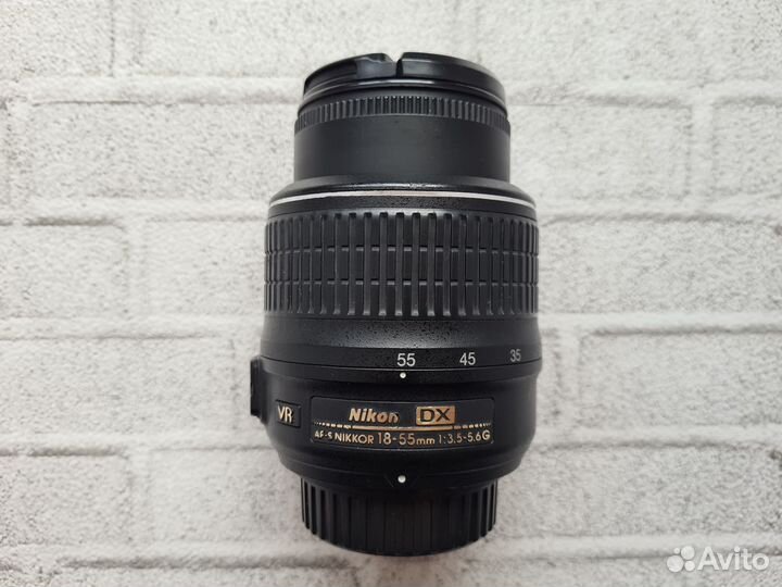 Объектив nikkor 18-55mm f/3.5-5.6G VR